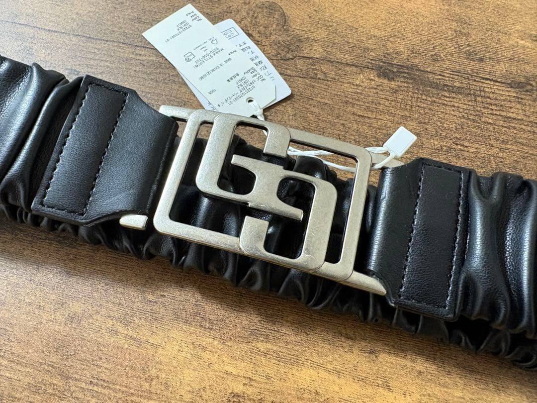 【期間限定タイムセール】ジェイダGYDA ダウンベルトブラック新品タグ付きベルト