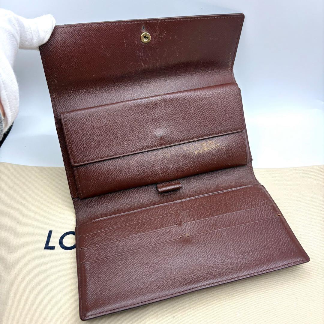 【外側美品】ルイヴィトン モノグラム ポルトトレゾール インターナショナル 財布