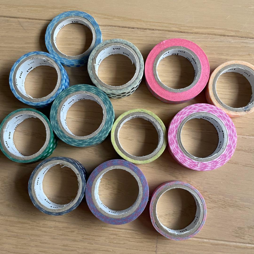 カモ井加工紙　mt 水玉　ドット　マスキングテープ　匿名発送　ドット　スプリング