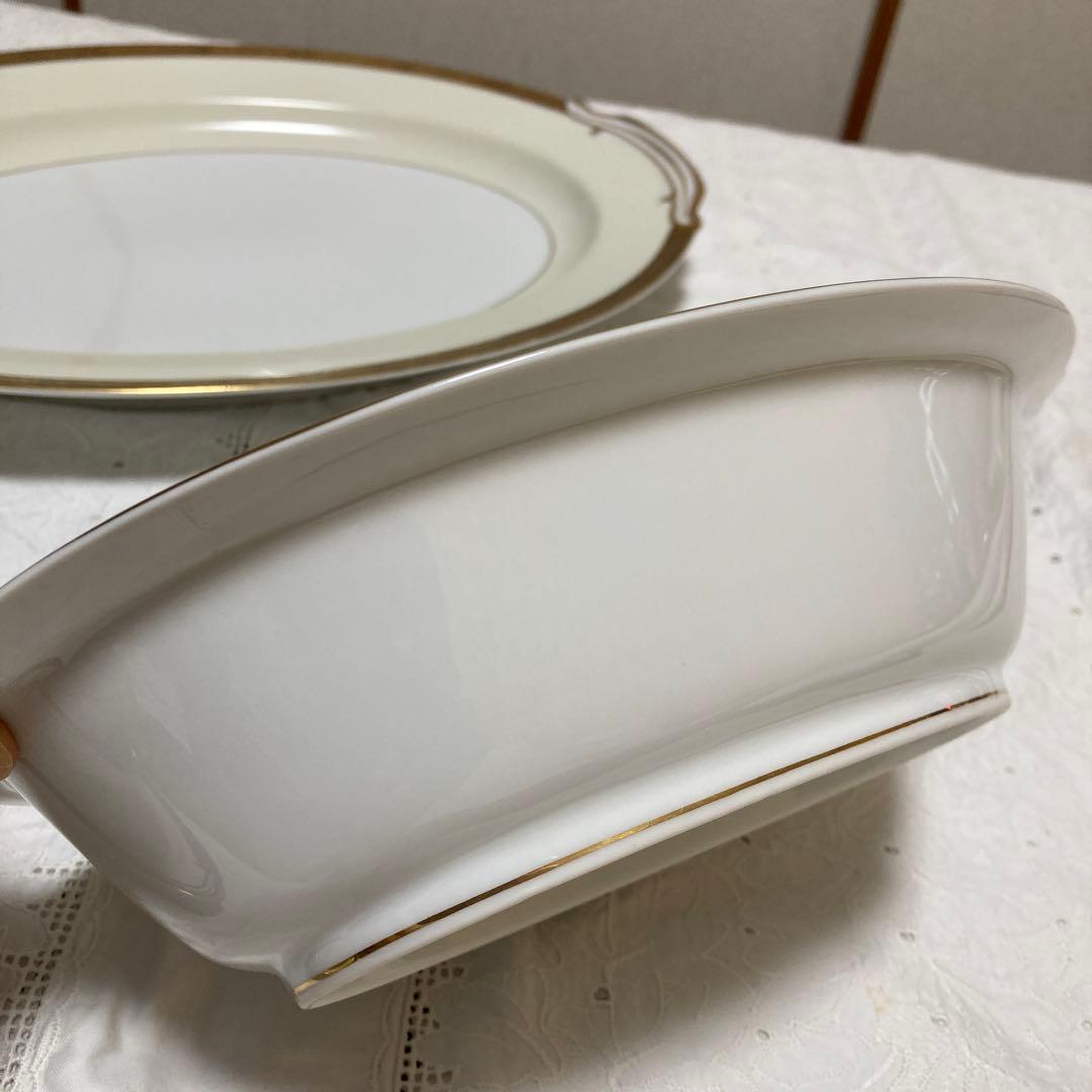 ノリタケGOLDKIN4985大皿プレート.オーバルボウル.クレビーソース