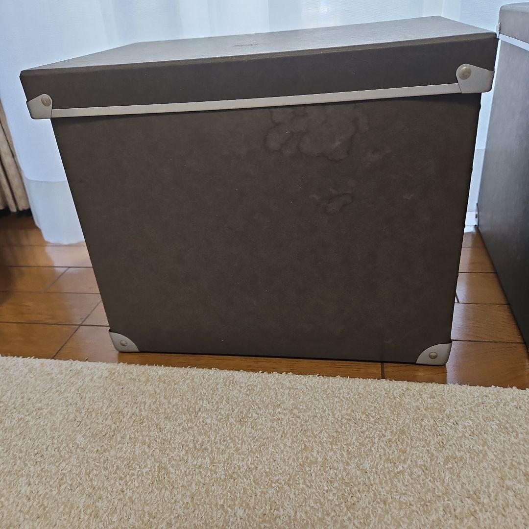 無印　硬質パルプ　フタ式ボックス 3個セット