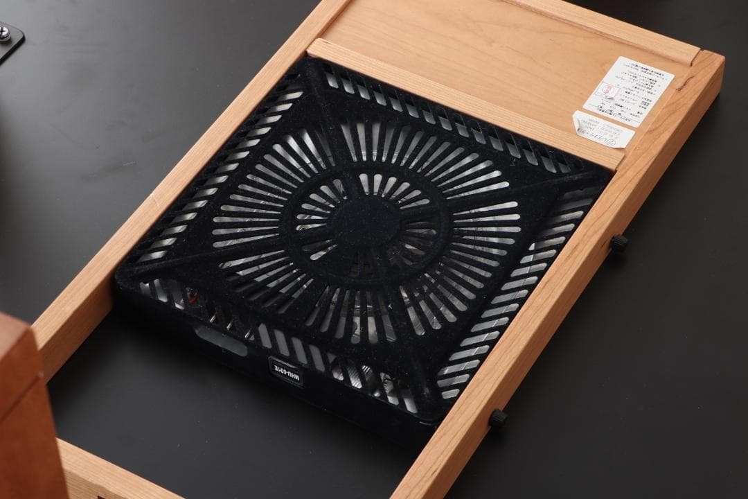 定価22万円 家具の里【国産】 家具調こたつ 円形110cm丸 ブラックチェリー