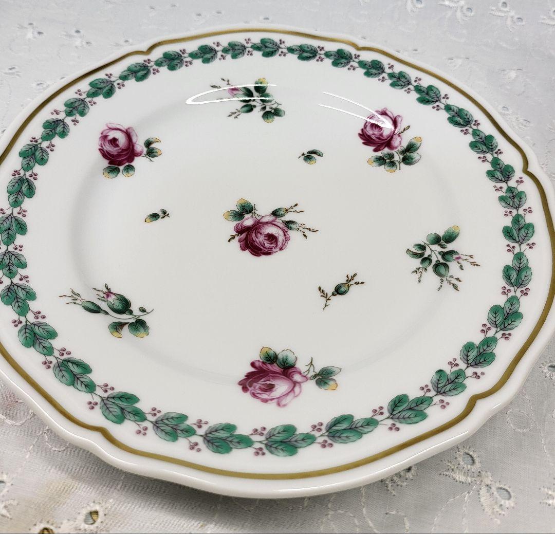 未使用近✨希少✨リチャードジノリ ガーデンローズ プレート 19cm皿②