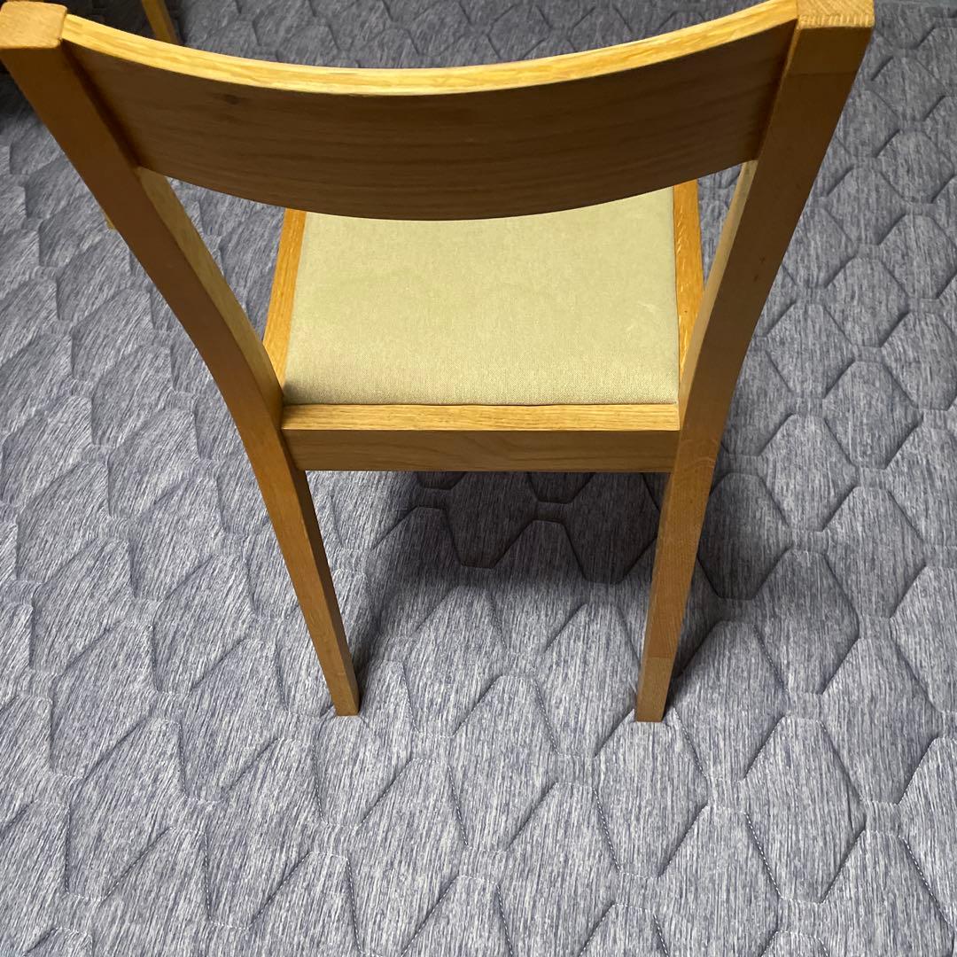 2脚セット売り　無印良品　オーク材　ダイニングチェア