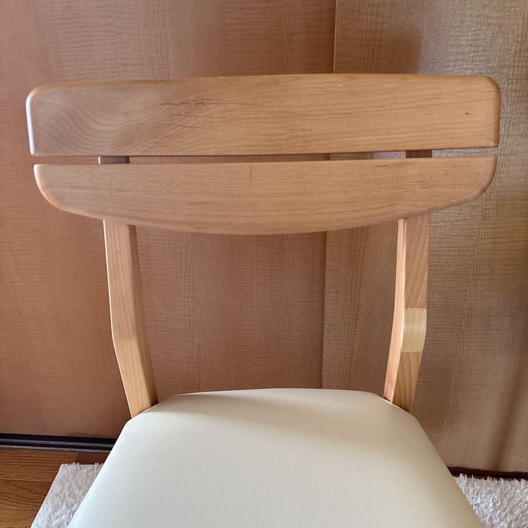 しまりえ 様リクエスト品 2脚セット】ニトリ アルナス ダイニングチェア 天然木