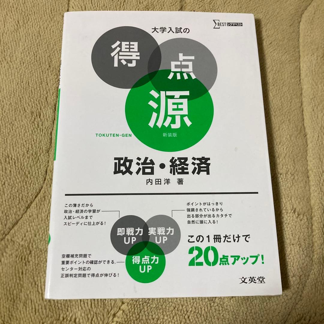 公共政治経済　駿台内田洋　6点セット