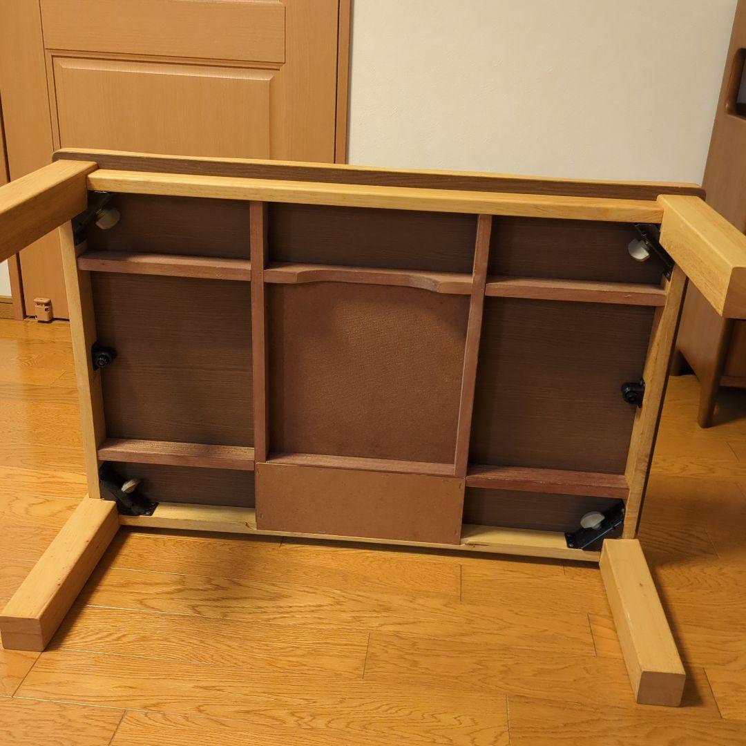 ナチュラルウッド シンプルテーブル