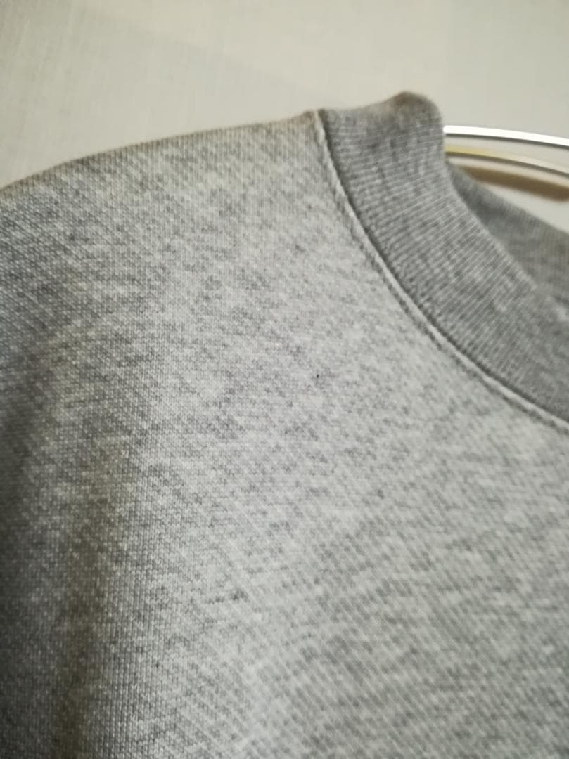 新品 BEARDSLEY 裾ラウンドプルオーバー スウェット グレー