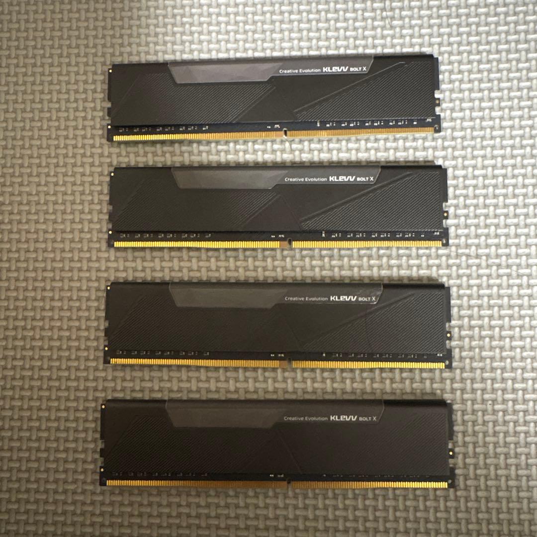 KLEVV BOLT X ddr4 3200 8G 4枚