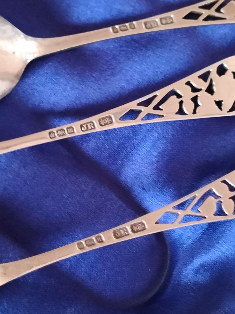 アンテーク☆薔薇メッシュ柄スプーン