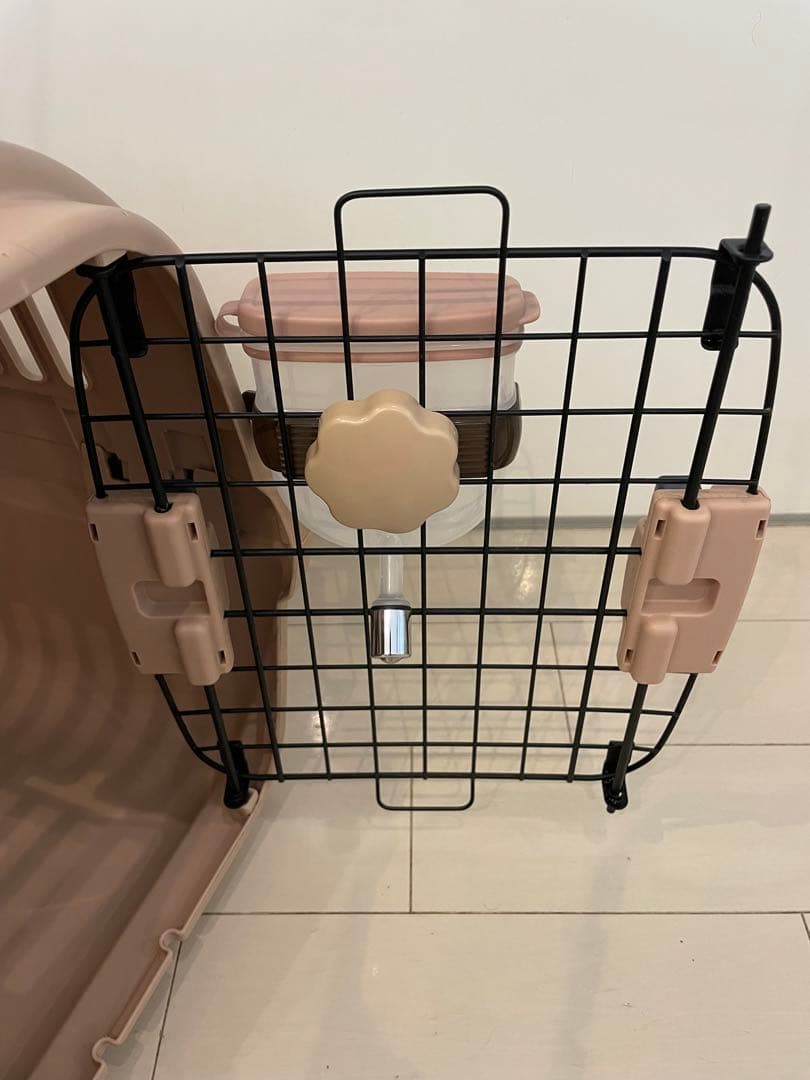 リッチェル　キャンピングキャリーダブルドア 犬・猫用 ダークブラウン