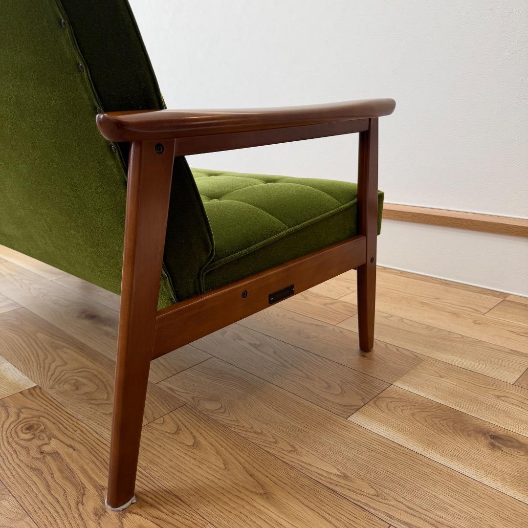 ✳︎週末のお値引き✳︎【美品】カリモク６０　Kチェア　２シーター　モケットグリーン