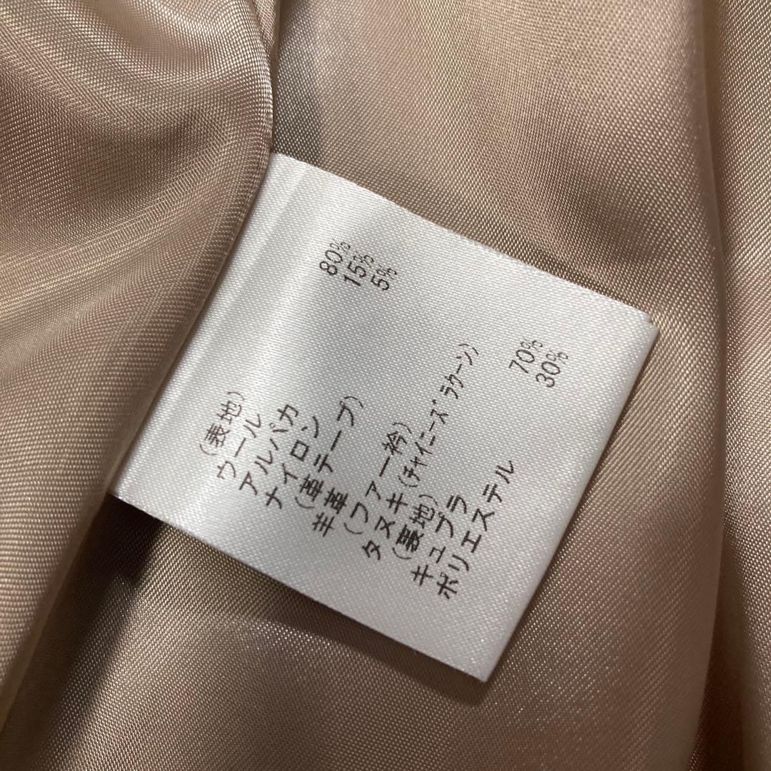 shimizu　グレースコンチネンタル　ポンチョ　フード　ファー