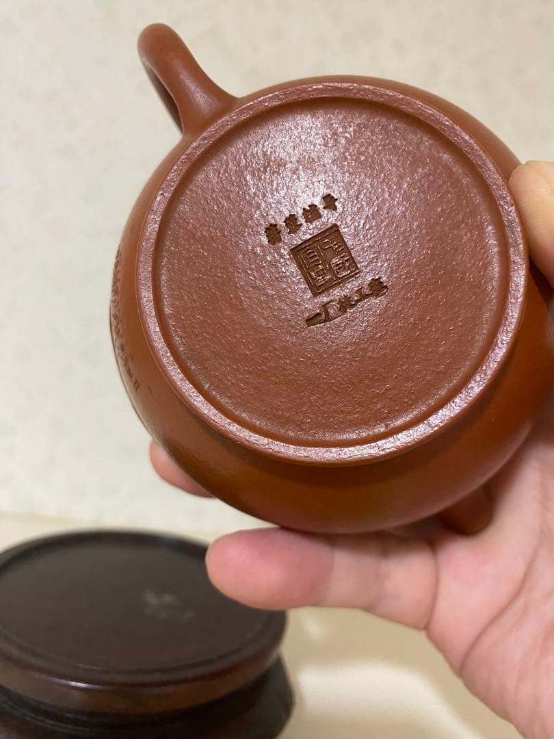 朱泥 急須 唐物 老一厂 茶道 中国 大紅袍