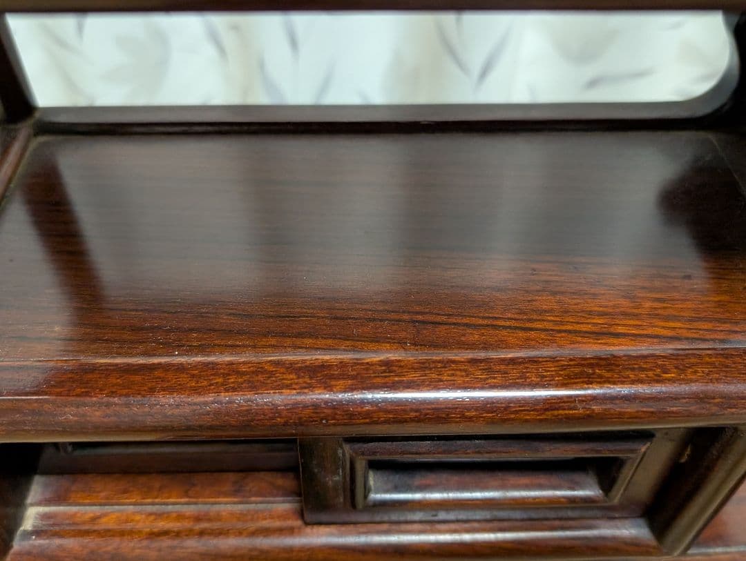 唐木　飾り棚　古家具　箪笥