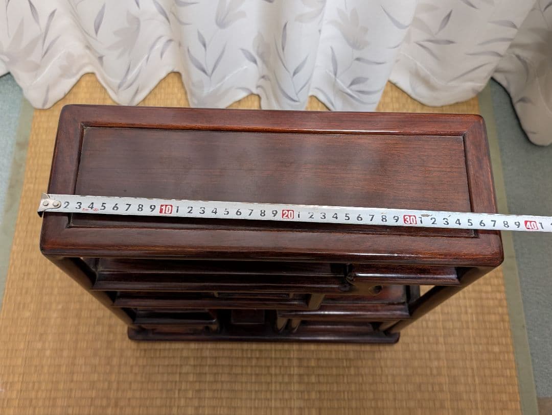 唐木　飾り棚　古家具　箪笥