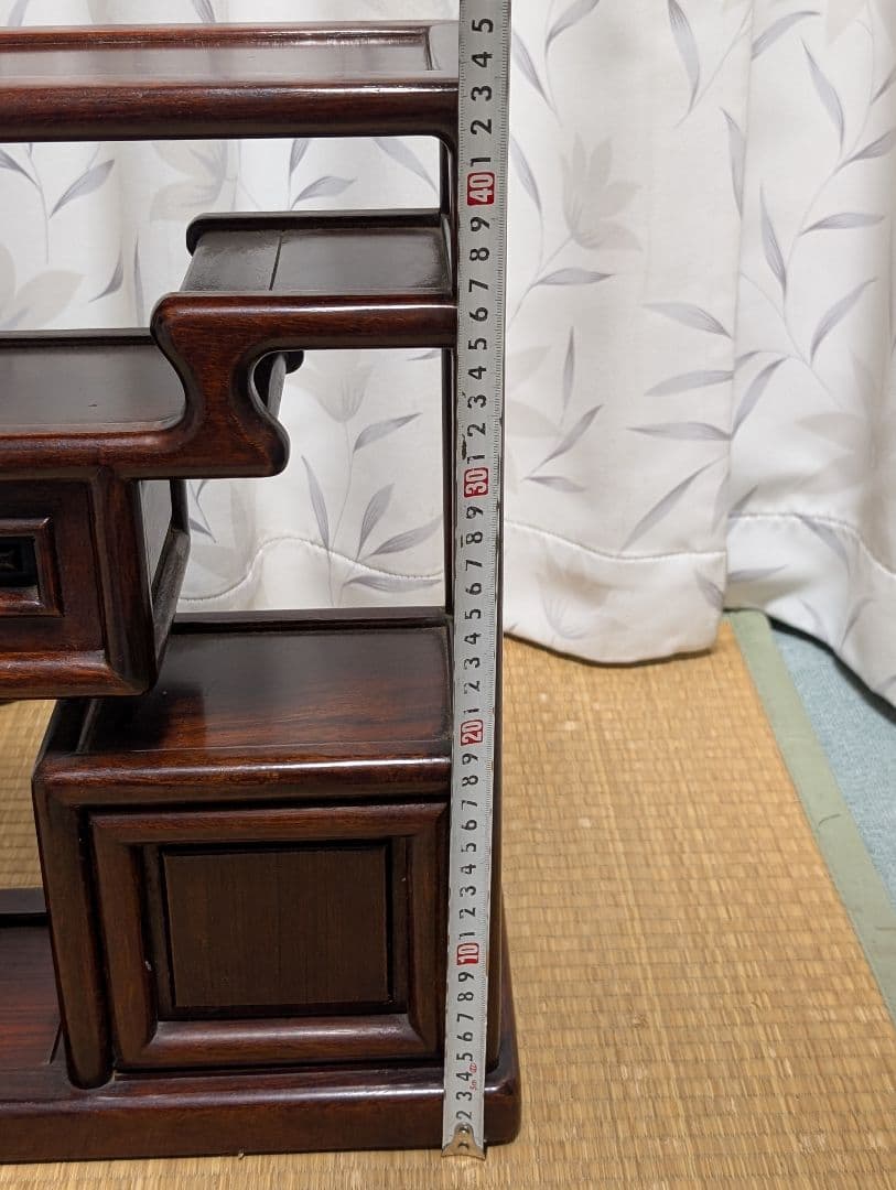 唐木　飾り棚　古家具　箪笥