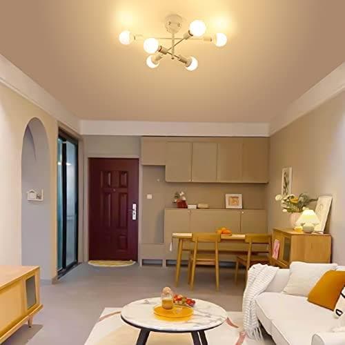 Hzfluo シャンデリア シーリングライト 6灯 E26 ペンダントライト a