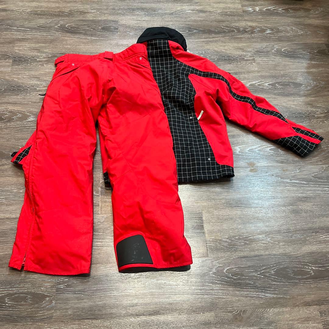 男性　メンズ　デサント セットアップ　上下　スキーウェア　L