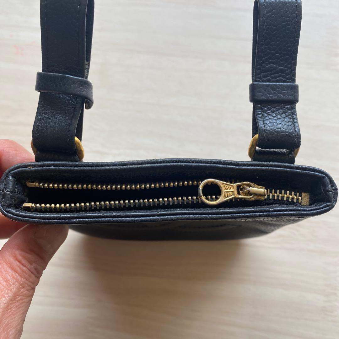 CHANEL ココマーク ウエストバッグ ウエストポーチキャビアスキン ブラック