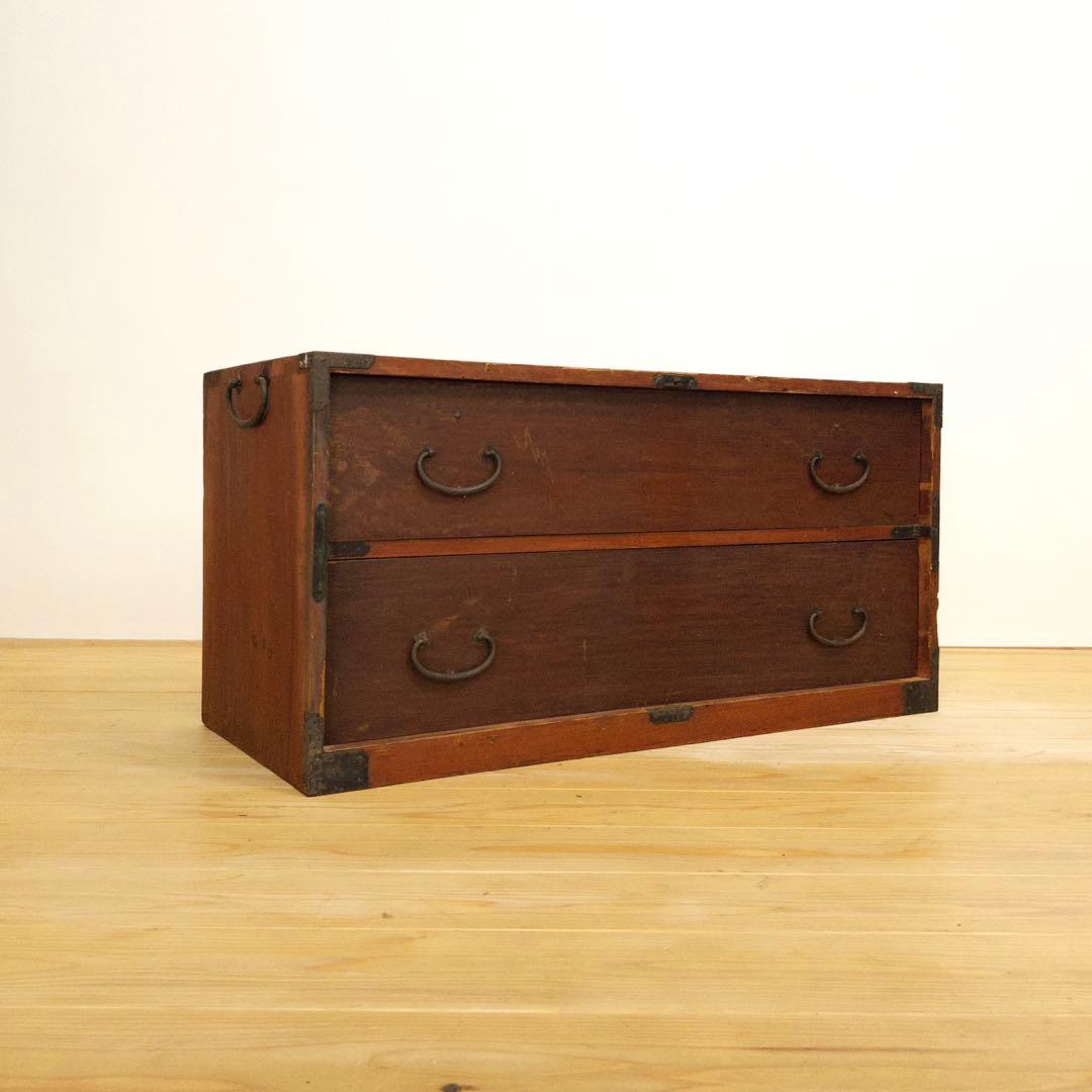 小ぶりのローボード　横幅約92.5㎝　木製　古道具　古家具　和家具　ビンテージ