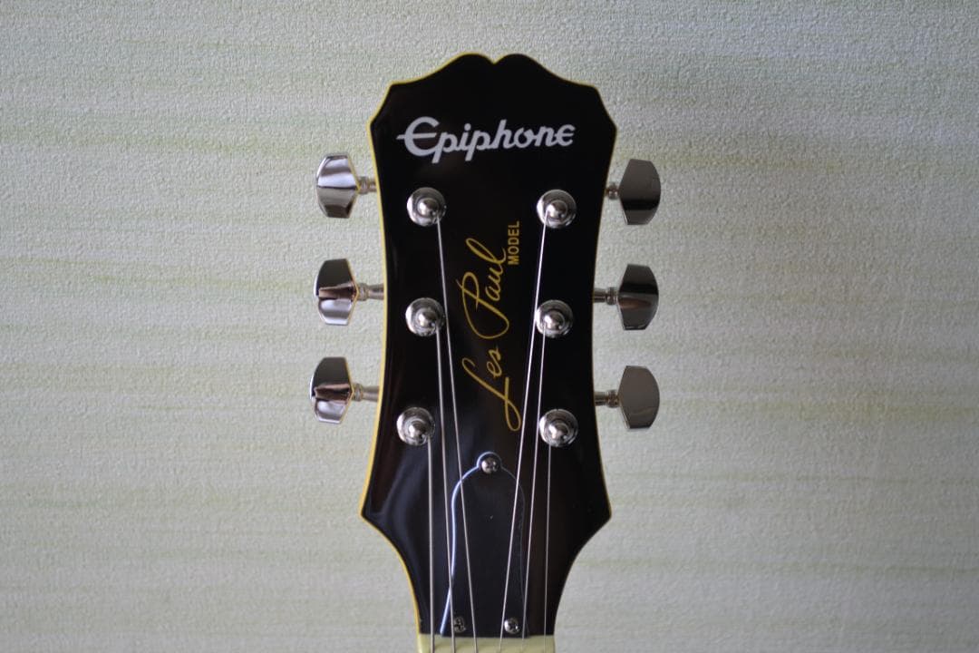 極上品　Epiphone LesPaul イエロー純正ケース付き