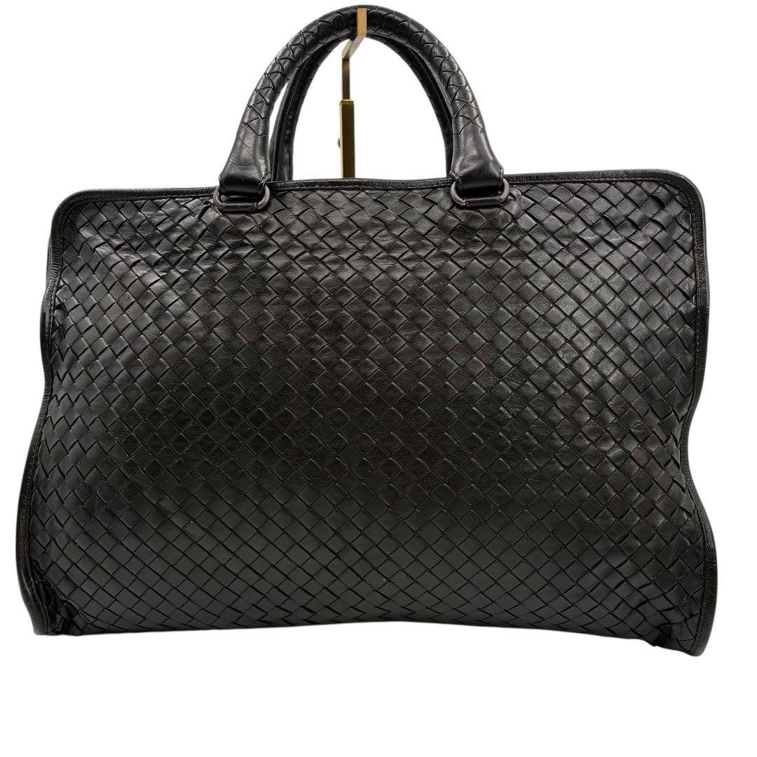 ボッテガヴェネタ　ビジネスバッグ　ブリーフケース　イントレチャート　ブラウン