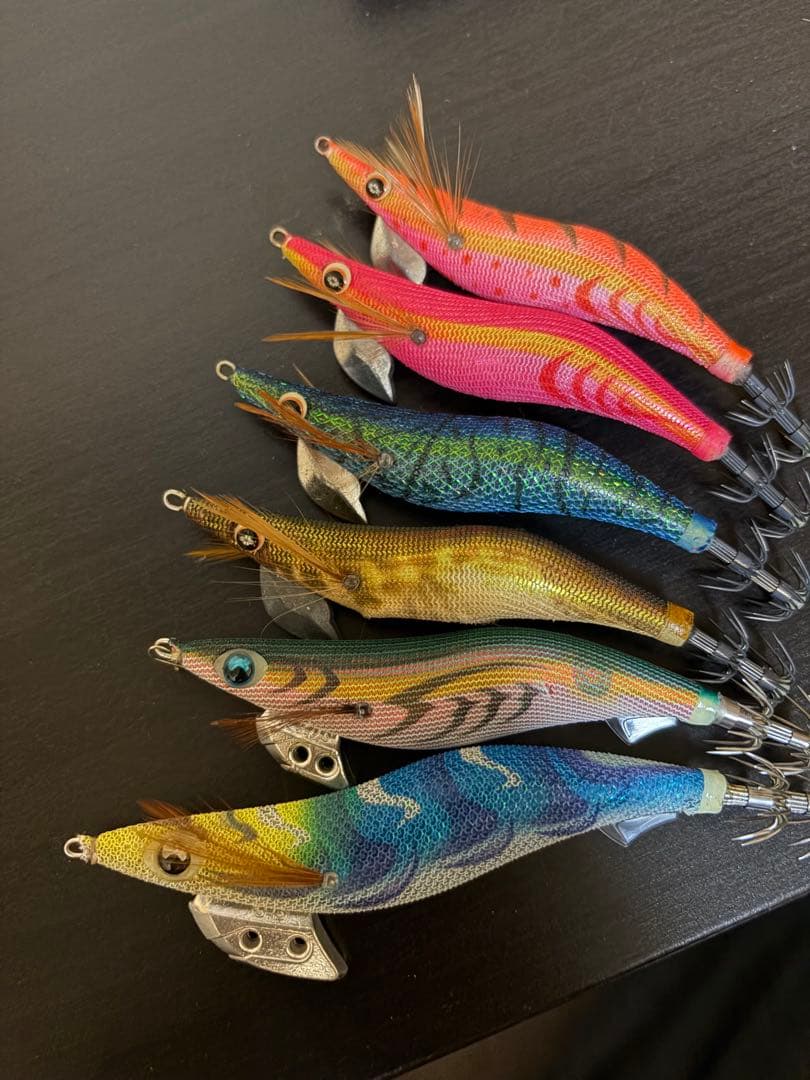 【15点セット】エギ王k、LIVE他　ケース、リーダー、スナップ