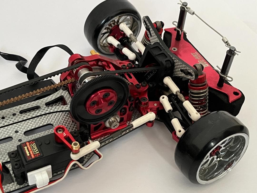 ヨコモ 1/10 ドリパケ DIB レッド ブラシレスモーター・サーボ付 完成品