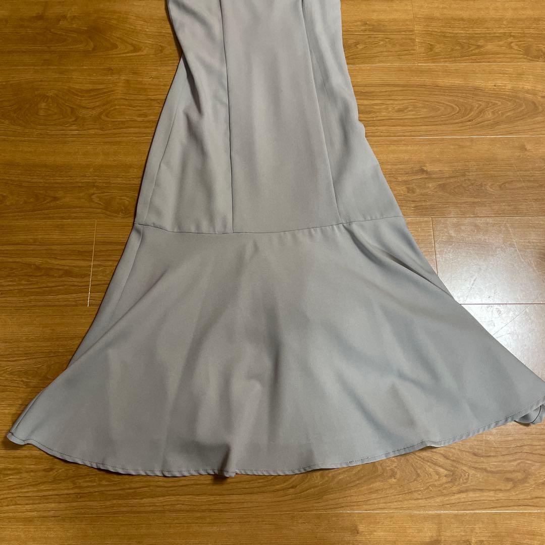 プルーブー　POURVOUS ギャザーチュールセットドレス　グリーン　Sサイズ