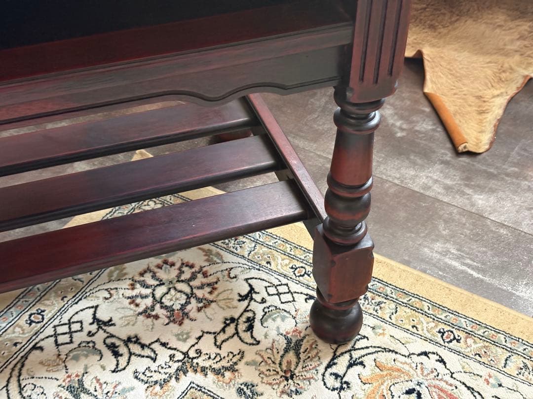 カリモク　karimoku テレフォンベンチ　コロニアル　ビンテージ　nZ