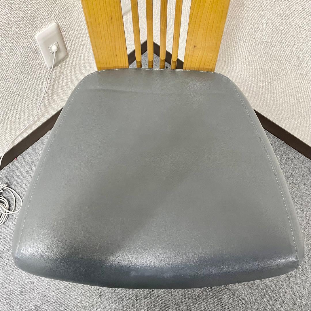 カリモク CD34モデル ダイニングチェア 合成皮革張 オーク材③ F