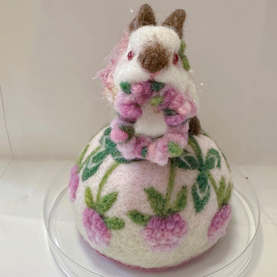 刺繍 うさぎ 作家 テディベア ハンドメンド ぬいぐるみ