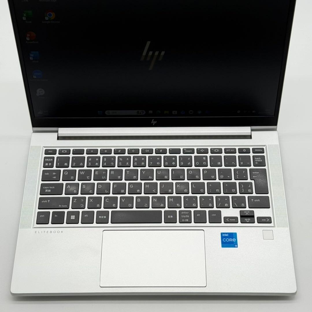 美品 HPノートパソコン 12世代 静音NVMe256 指紋認証 11Pro