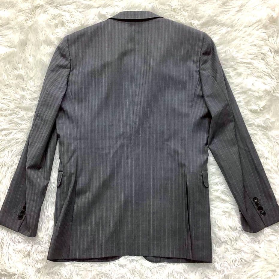 バーバリー セットアップ ウール イタリア生地 ストライプ 秋冬 メンズ