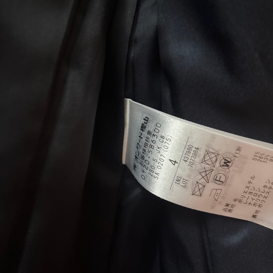 ベイジ BEIGE CAMBON ツイードジャケット ネイビー　M サイズ4