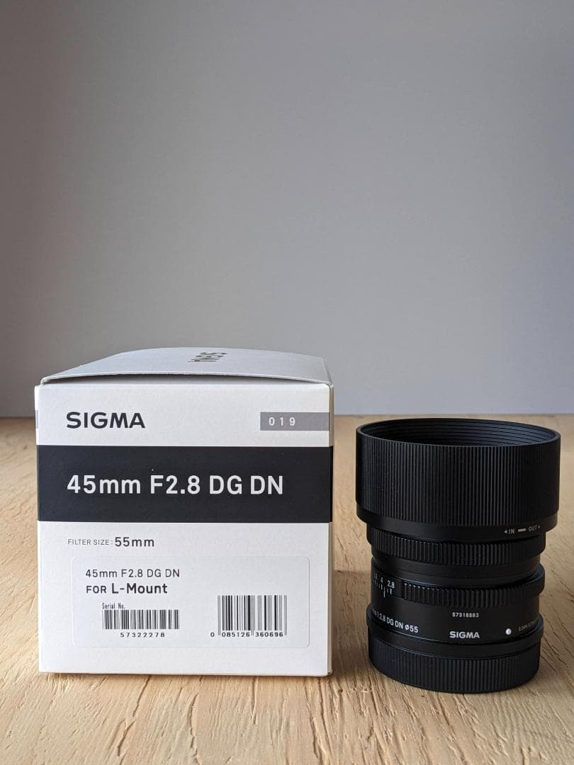 【超美品】SIGMA シグマ 45mm F2.8 DG DN Lマウント 箱付き