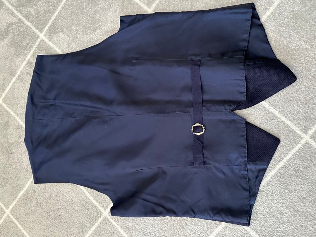 TAGLIATORE BRIAN ベスト46 ネイビー　ホップサック　beams