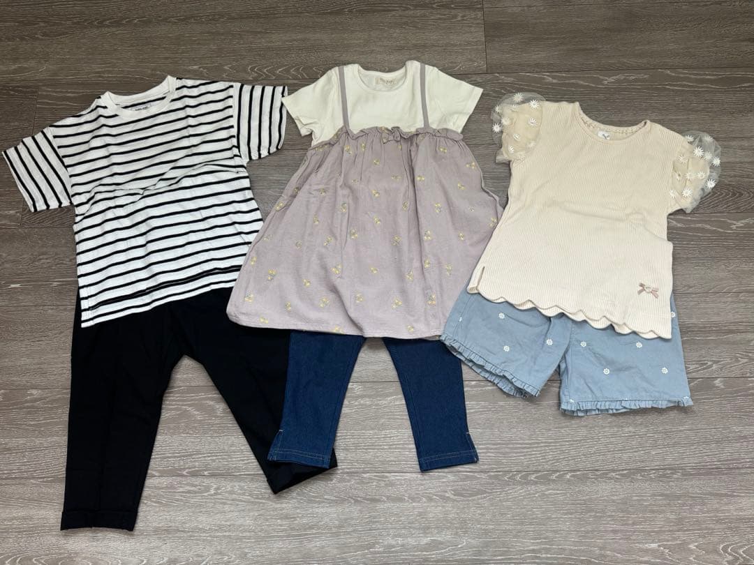 まとめ売り　120 女の子　春　夏　GU グローバルワーク　デビロック　coca