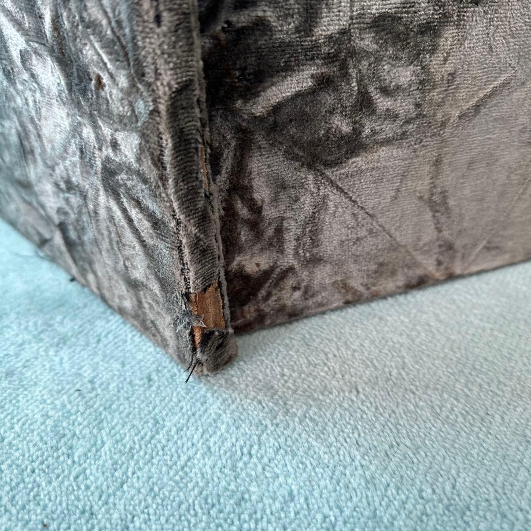 二人掛け　ソファー　グレー