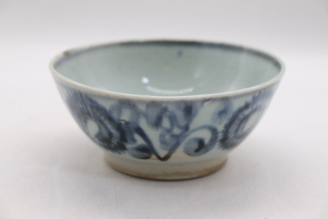 中国　明時代　染付　お碗2点　アンティーク　送料込み250827