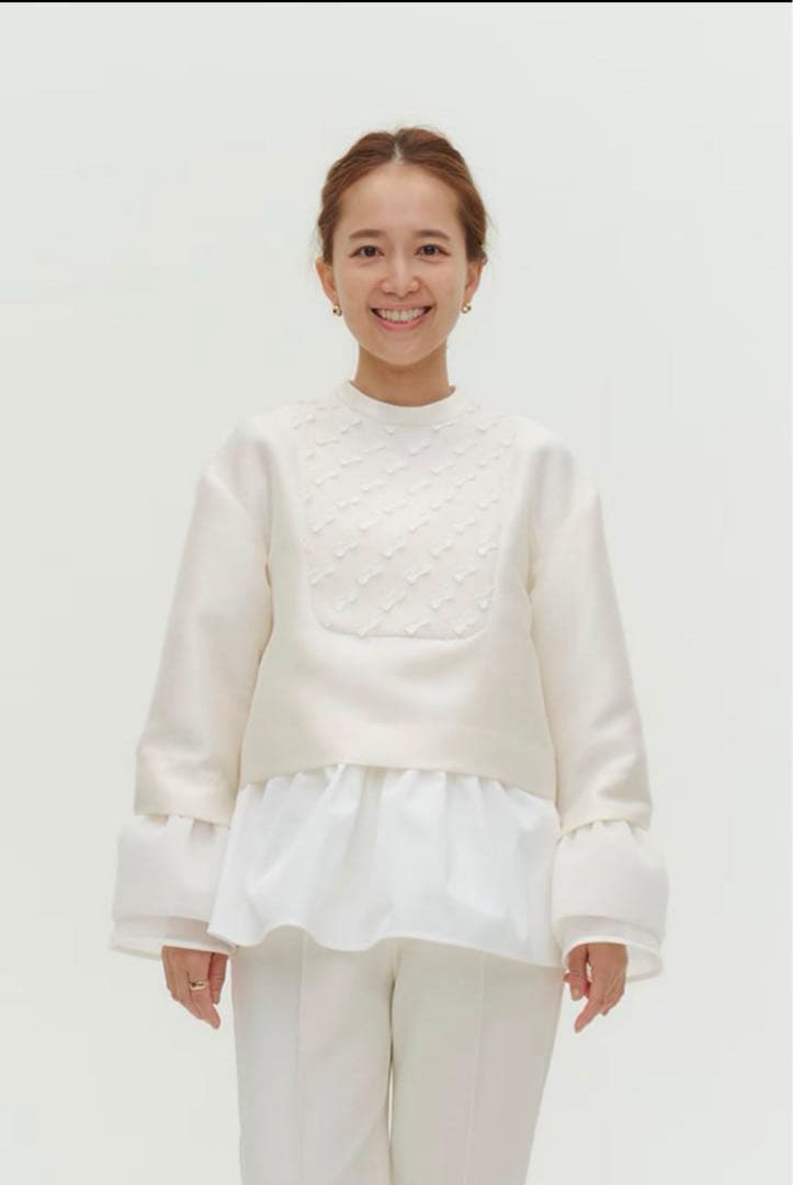 yori shirocon キティリボンボザムブラウス 36 新品未使用タグ付