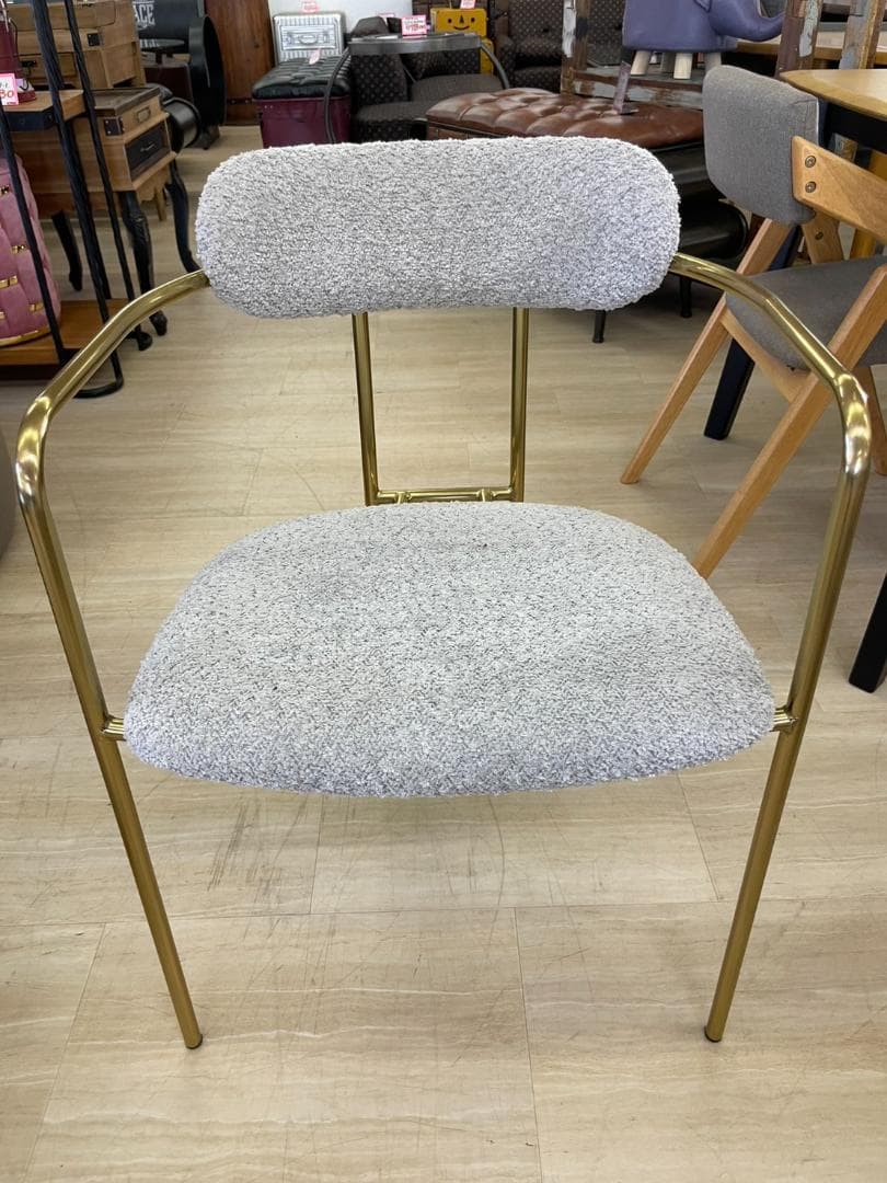 ダイニングチェア　ブークレ　PC-623GY　グレー　イス　いす　椅子　チェア