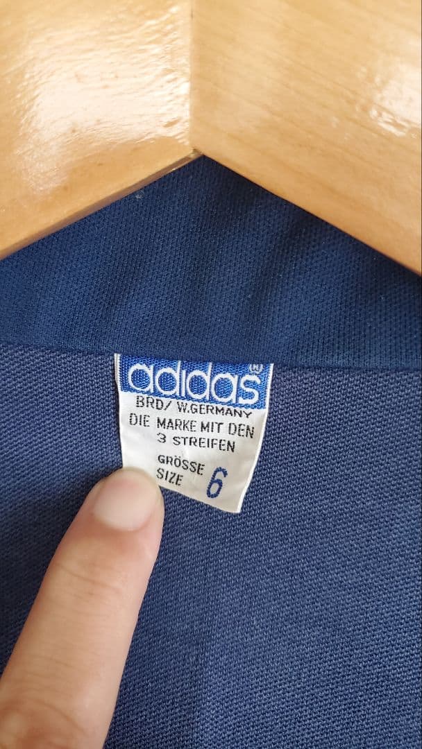 ヴィンテージadidas 70sトラックジャケット 西ドイツDESCENTE