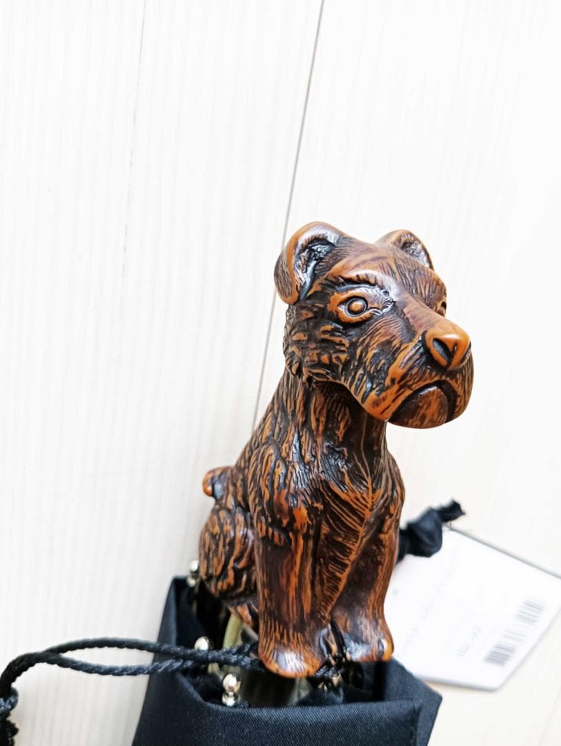 ☆新価格☆ Guy de jean 折畳み傘 雨/日兼用：スコッティ（ブラック）