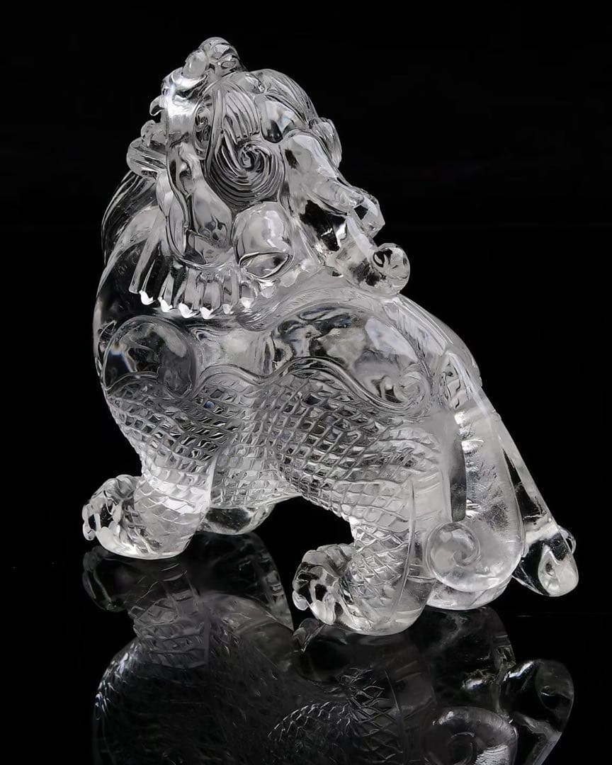 ⭐︎【極上品】白水晶 置物 347g