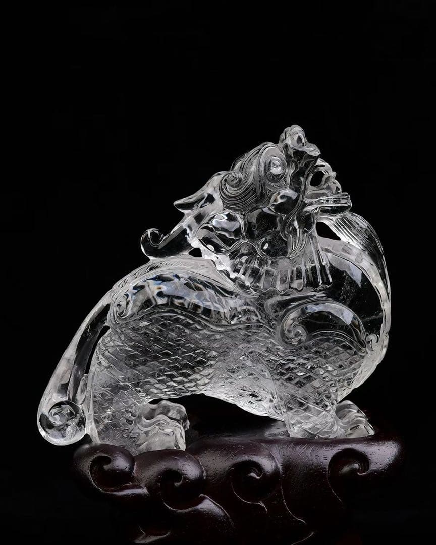 ⭐︎【極上品】白水晶 置物 347g