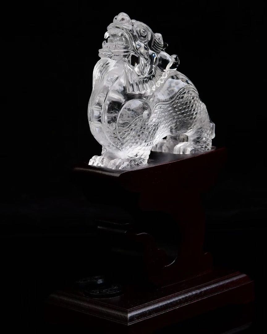 ⭐︎【極上品】白水晶 置物 347g