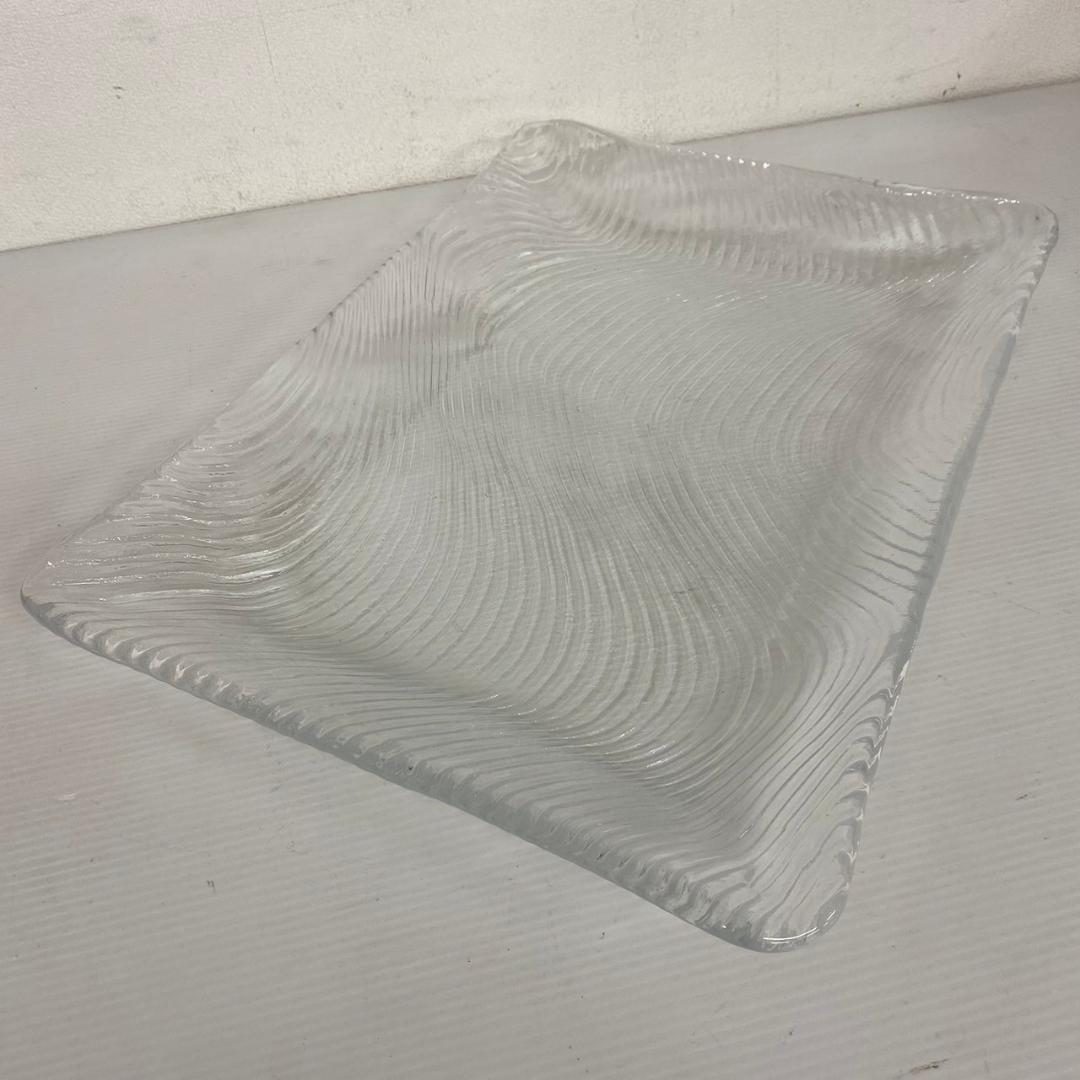 【東洋佐々木ガラス】 潮路 活きづくり盛皿 小 ガラス 皿 大皿 硝子