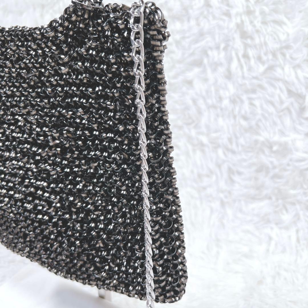 美品✨アンテプリマ スタンダード スクエア ミディアム ブラック チェーン付